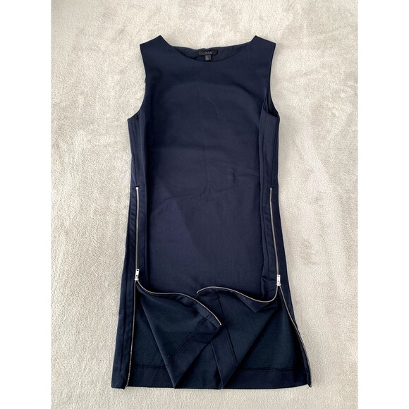 COS Dresses & Skirts - COS Navy Shift Dress Small Sleeveless Minimalist Zipper Detail Modern Workwear